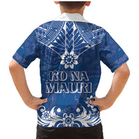 Wikin te Taetae ni Kiribati Family Matching Mermaid Dress and Hawaiian Shirt Pacific Tapa Pattern