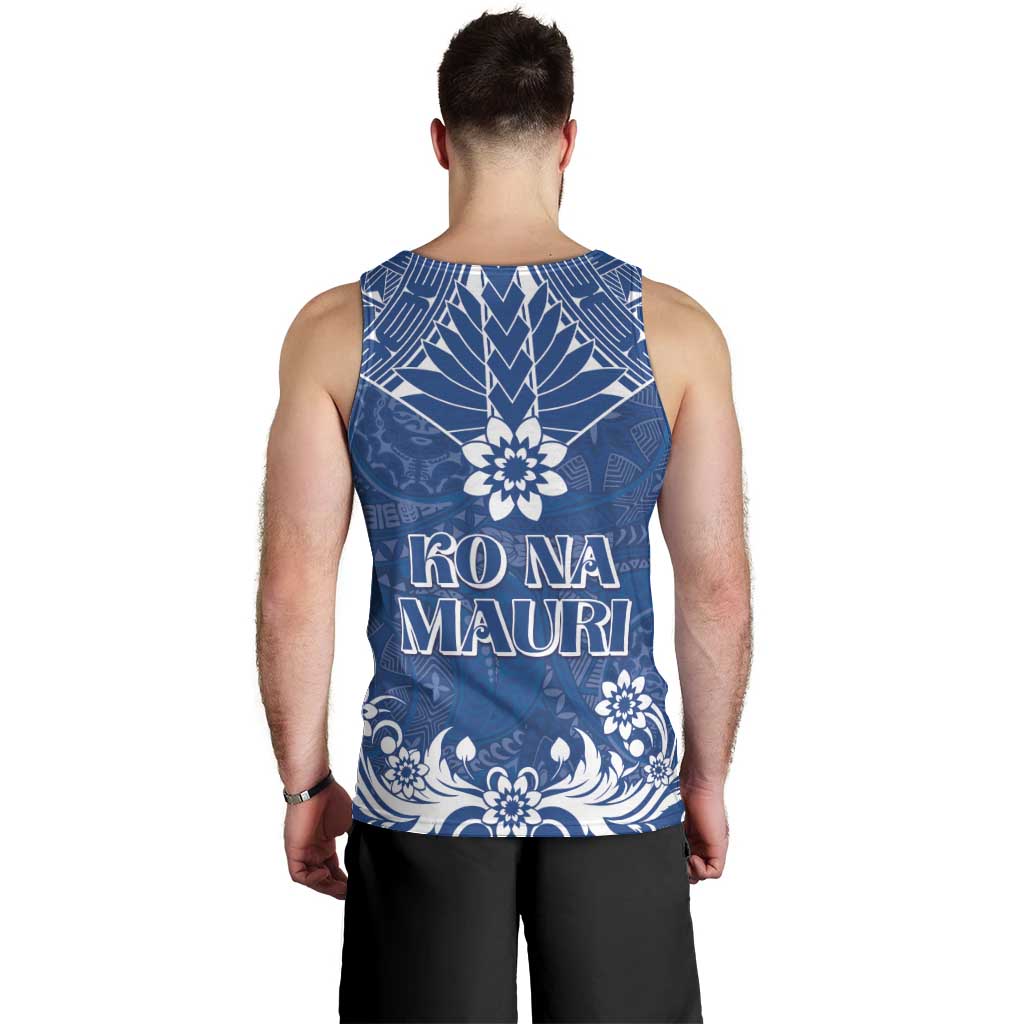 Wikin te Taetae ni Kiribati Men Tank Top Pacific Tapa Pattern