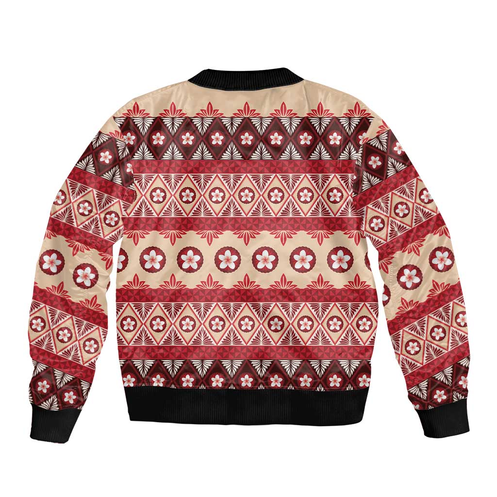 Tonga Language Week Bomber Jacket Lea Faka-Tonga Everyday - Polynesian Pride