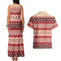 Tonga Language Week Couples Matching Tank Maxi Dress and Hawaiian Shirt Lea Faka-Tonga Everyday LT05 - Polynesian Pride