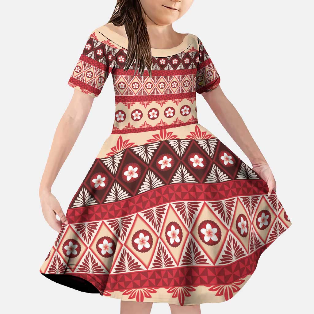 Tonga Language Week Family Matching Off Shoulder Maxi Dress and Hawaiian Shirt Lea Faka-Tonga Everyday - Polynesian Pride