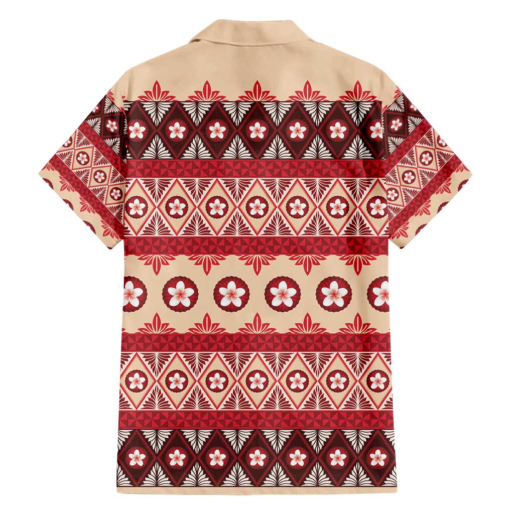 Tonga Language Week Family Matching Off Shoulder Short Dress and Hawaiian Shirt Lea Faka-Tonga Everyday - Polynesian Pride