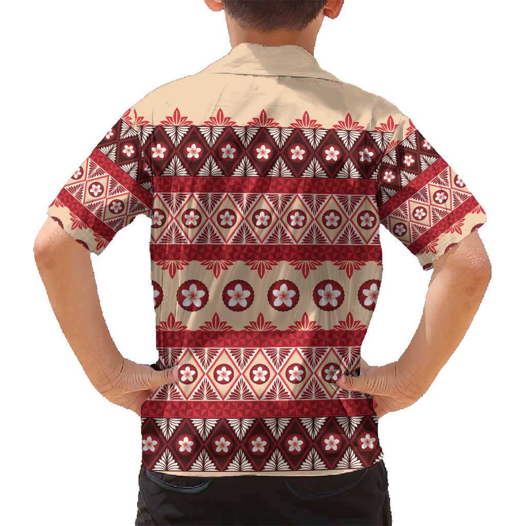 Tonga Language Week Family Matching Tank Maxi Dress and Hawaiian Shirt Lea Faka-Tonga Everyday - Polynesian Pride