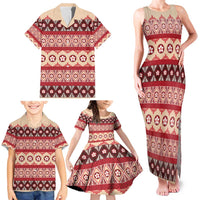 Tonga Language Week Family Matching Tank Maxi Dress and Hawaiian Shirt Lea Faka-Tonga Everyday - Polynesian Pride