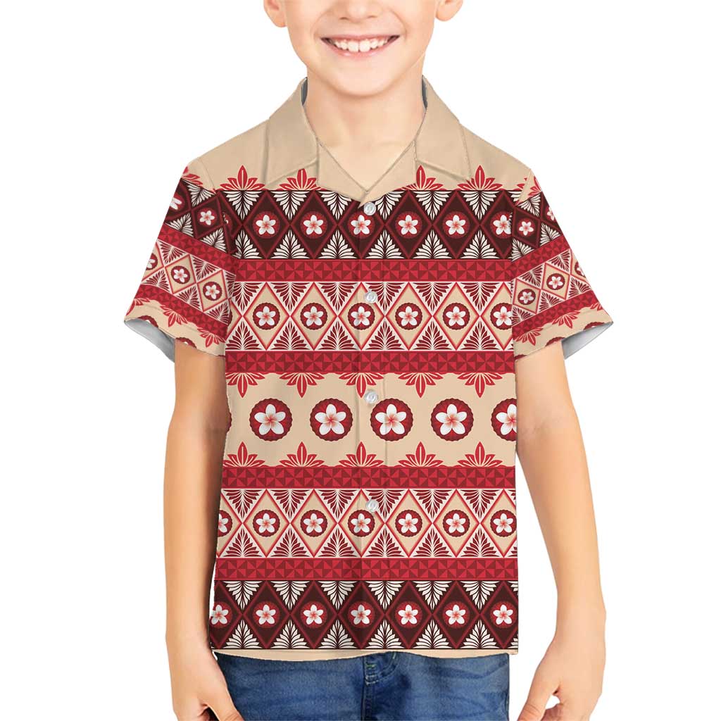 Tonga Language Week Family Matching Tank Maxi Dress and Hawaiian Shirt Lea Faka-Tonga Everyday - Polynesian Pride