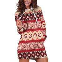 Tonga Language Week Hoodie Dress Lea Faka-Tonga Everyday - Polynesian Pride
