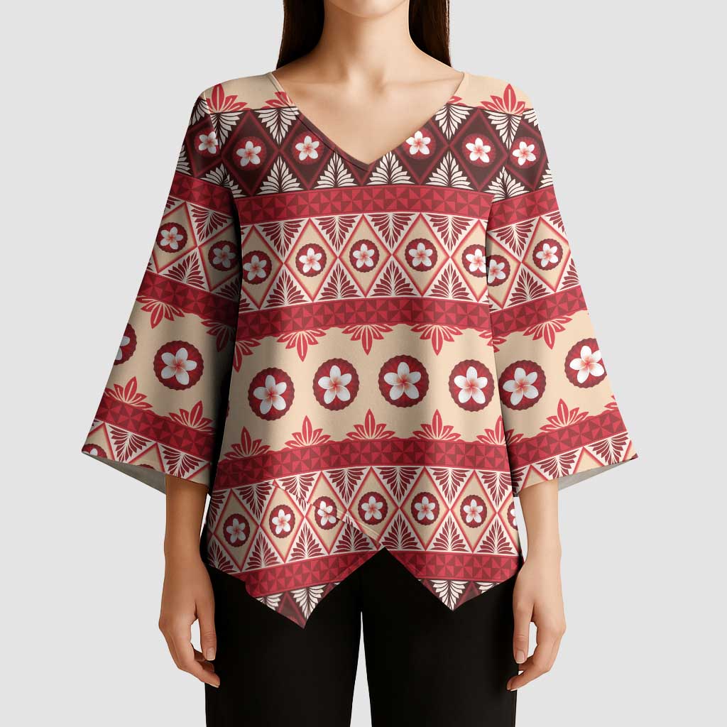 Tonga Language Week Kimono Sleeve Blouse Lea Faka-Tonga Everyday - Polynesian Pride