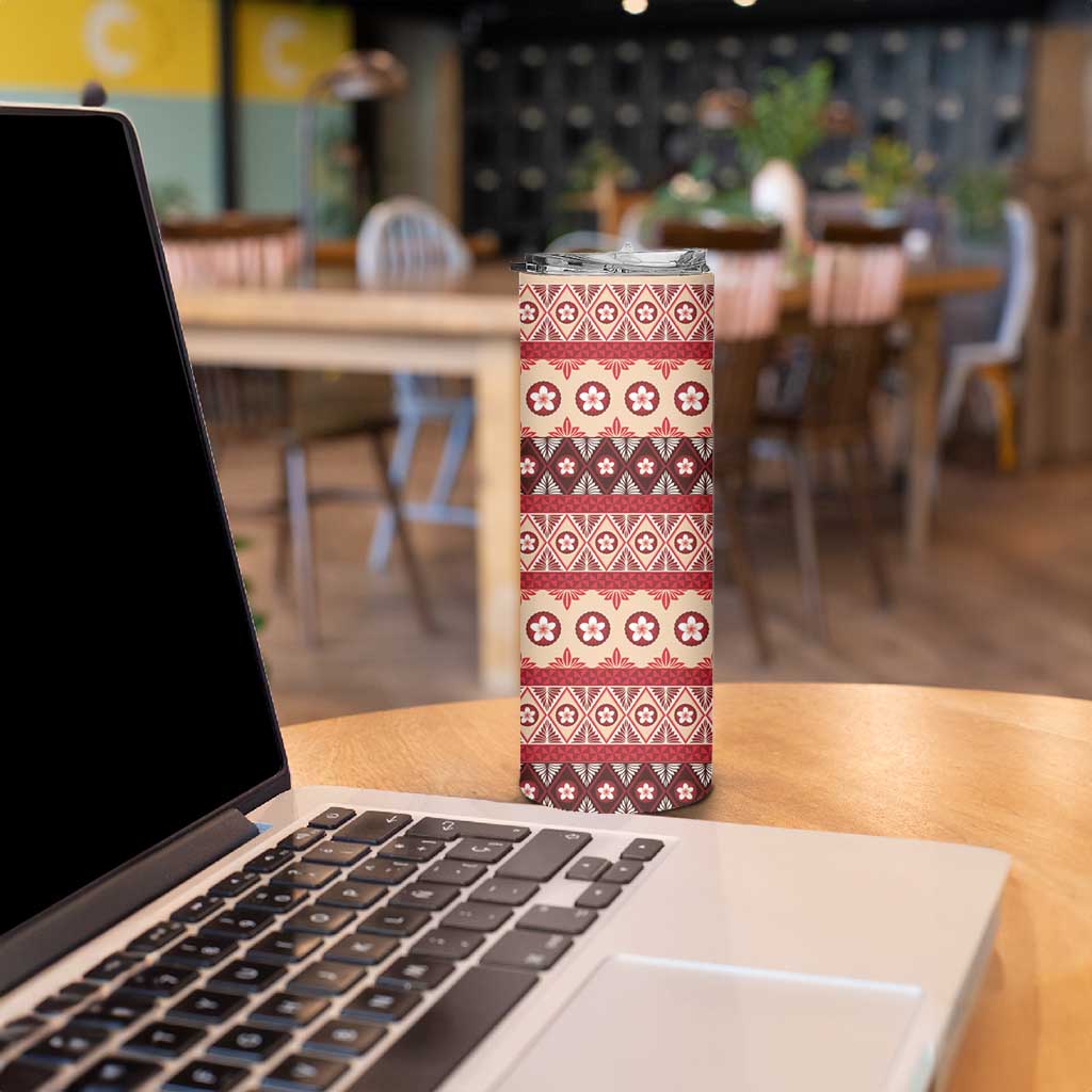Tonga Language Week Skinny Tumbler Lea Faka-Tonga Everyday - Polynesian Pride
