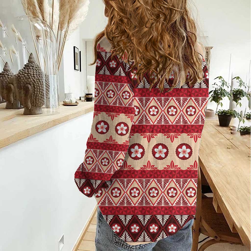 Tonga Language Week Women Casual Shirt Lea Faka-Tonga Everyday - Polynesian Pride