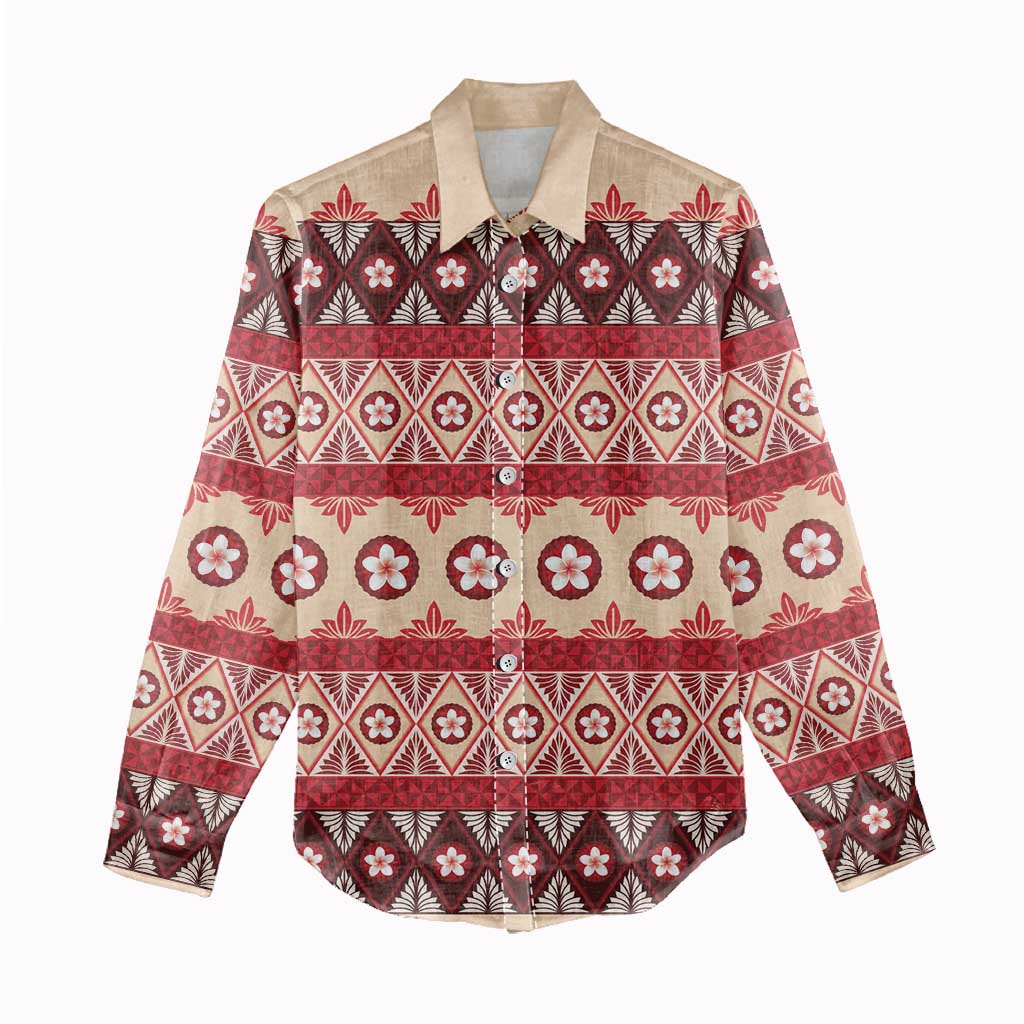 Tonga Language Week Women Casual Shirt Lea Faka-Tonga Everyday - Polynesian Pride
