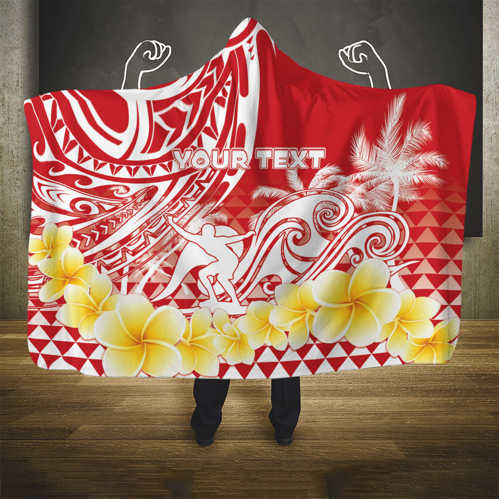 Personalised Tahiti Surfing Hooded Blanket Polynesian Style LT05 - Polynesian Pride