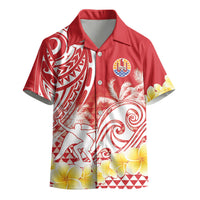 Personalised Tahiti Surfing Kid Hawaiian Shirt Polynesian Style