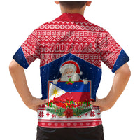 Personalised Philippines Christmas Family Matching Mermaid Dress and Hawaiian Shirt Filipino Parol Maligayang Pasko LT05 - Polynesian Pride