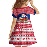 Personalised Philippines Christmas Kid Short Sleeve Dress Filipino Parol Maligayang Pasko LT05 - Polynesian Pride
