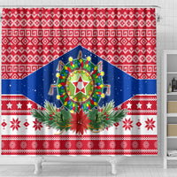 Philippines Christmas Shower Curtain Filipino Parol Maligayang Pasko LT05 - Polynesian Pride