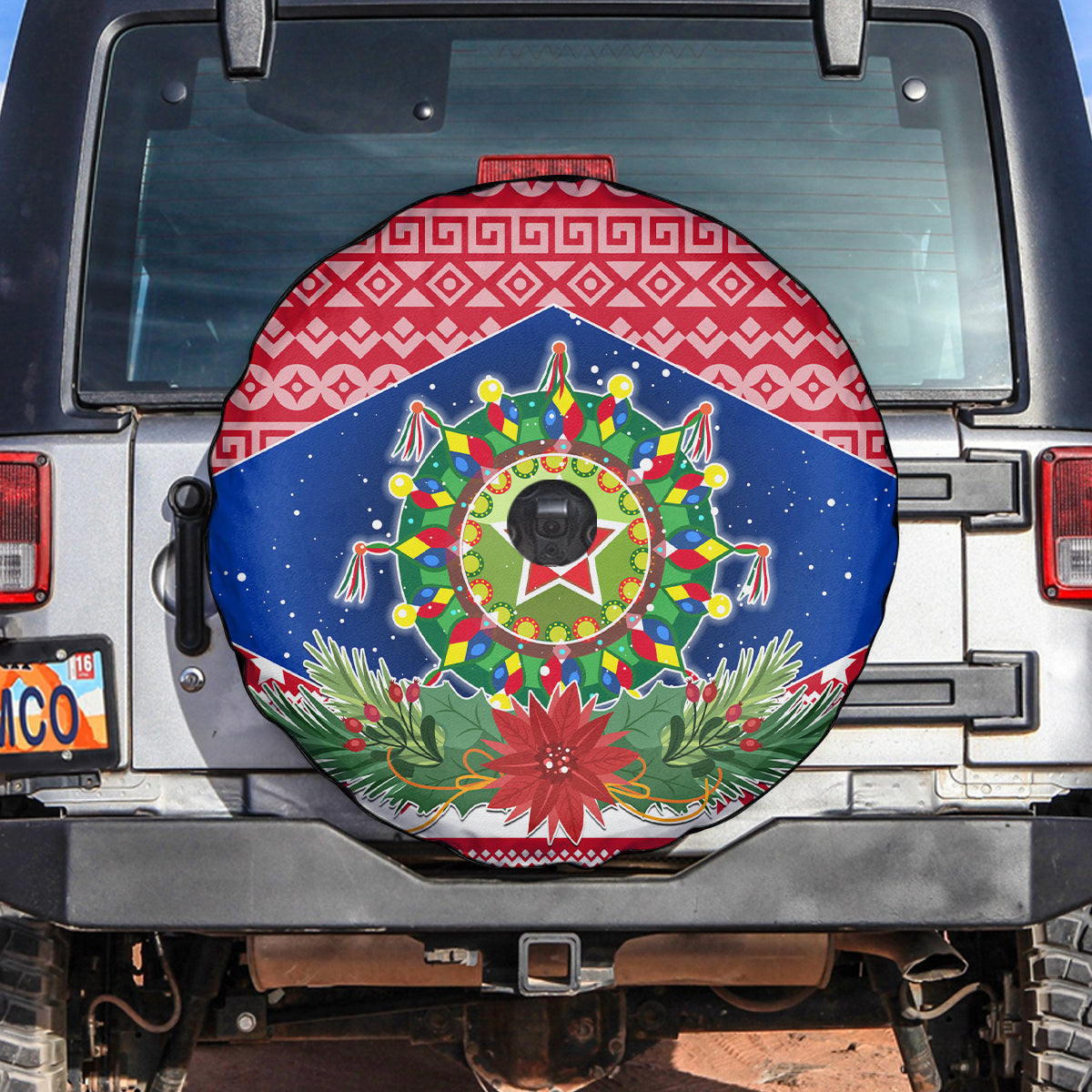Philippines Christmas Spare Tire Cover Filipino Parol Maligayang Pasko LT05 - Polynesian Pride