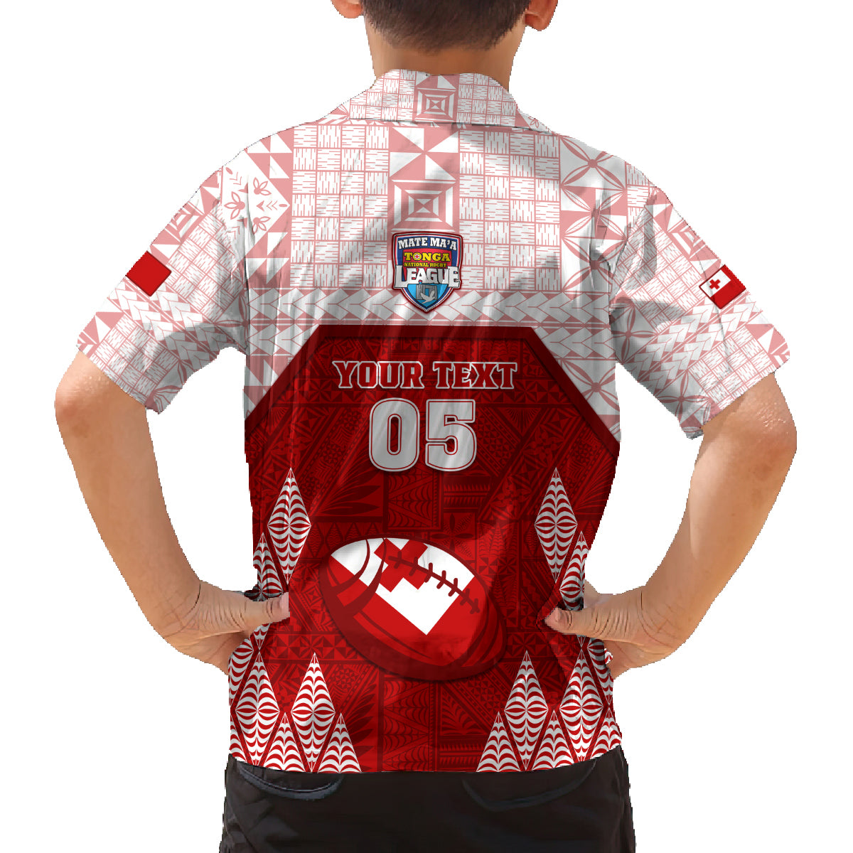 Custom Tonga Rugby Family Matching Long Sleeve Bodycon Dress and Hawaiian Shirt 2023 Pacific Championships Kupesi Ngatu Mate Maa LT05 - Polynesian Pride