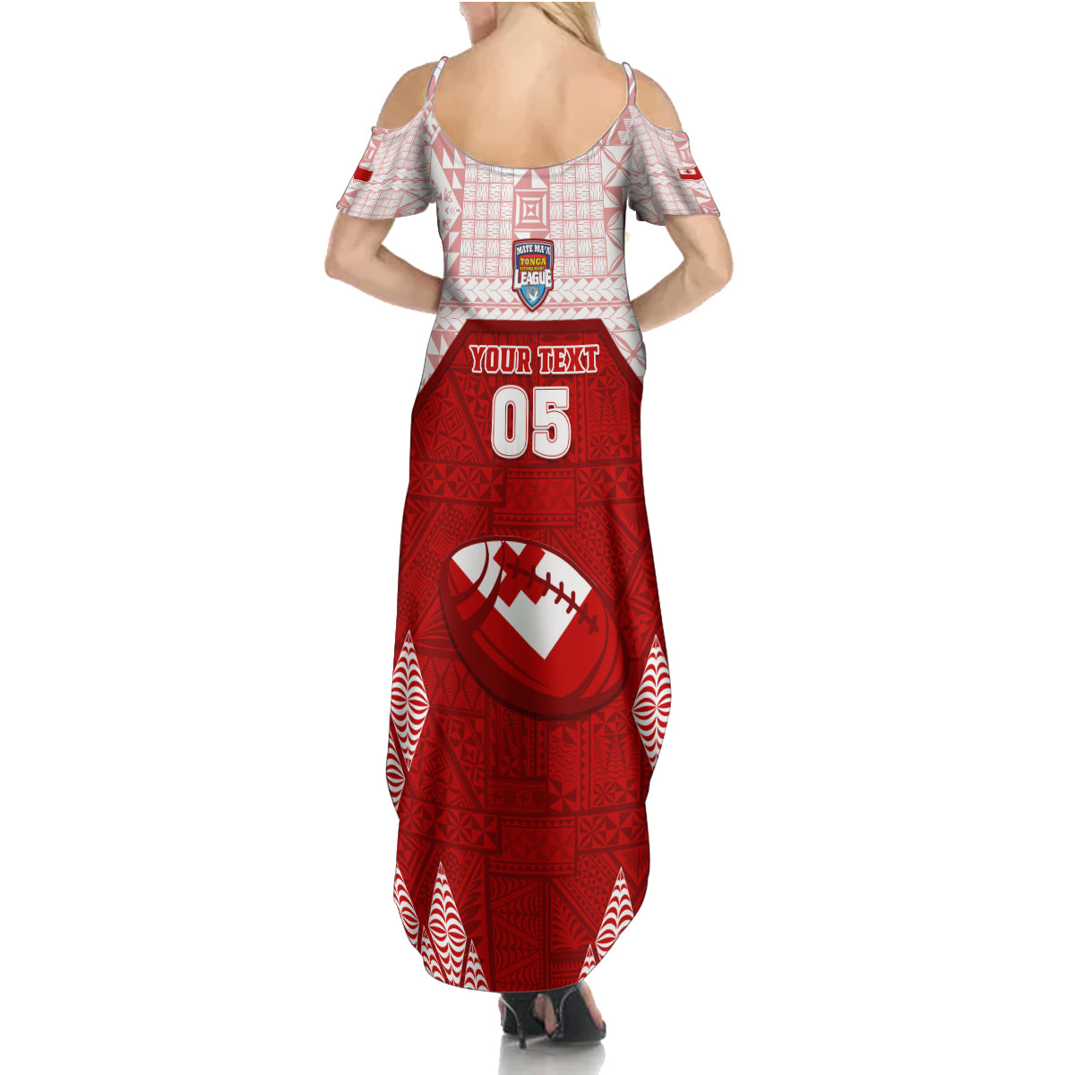 Custom Tonga Rugby Family Matching Summer Maxi Dress and Hawaiian Shirt 2023 Pacific Championships Kupesi Ngatu Mate Maa LT05 - Polynesian Pride