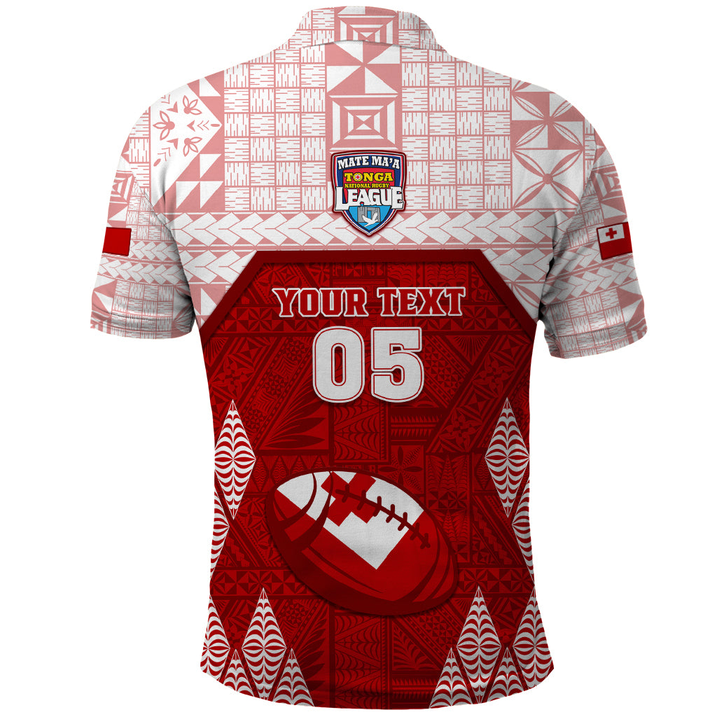 Custom Tonga Rugby Polo Shirt 2023 Pacific Championships Kupesi Ngatu Mate Maa LT05 - Polynesian Pride