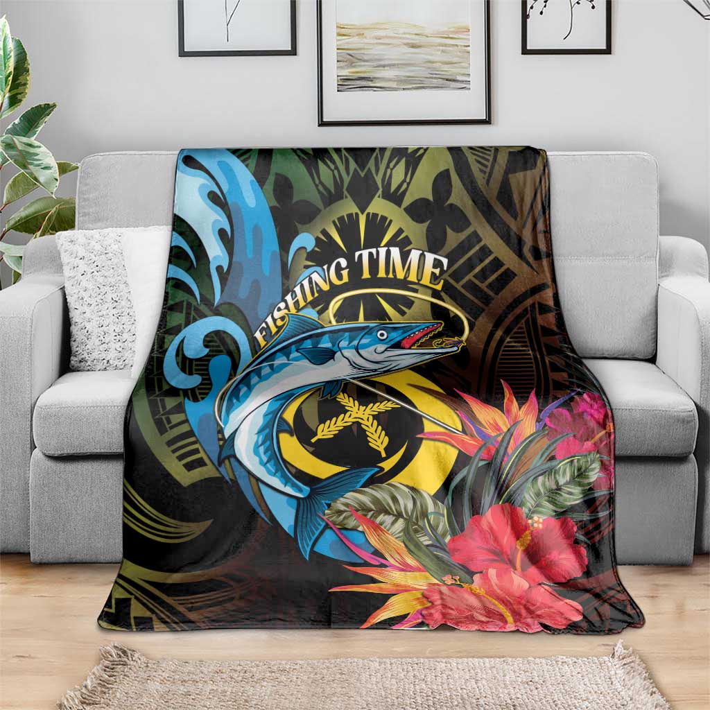 Vanuatu Fishing Blanket It's Time To Fish