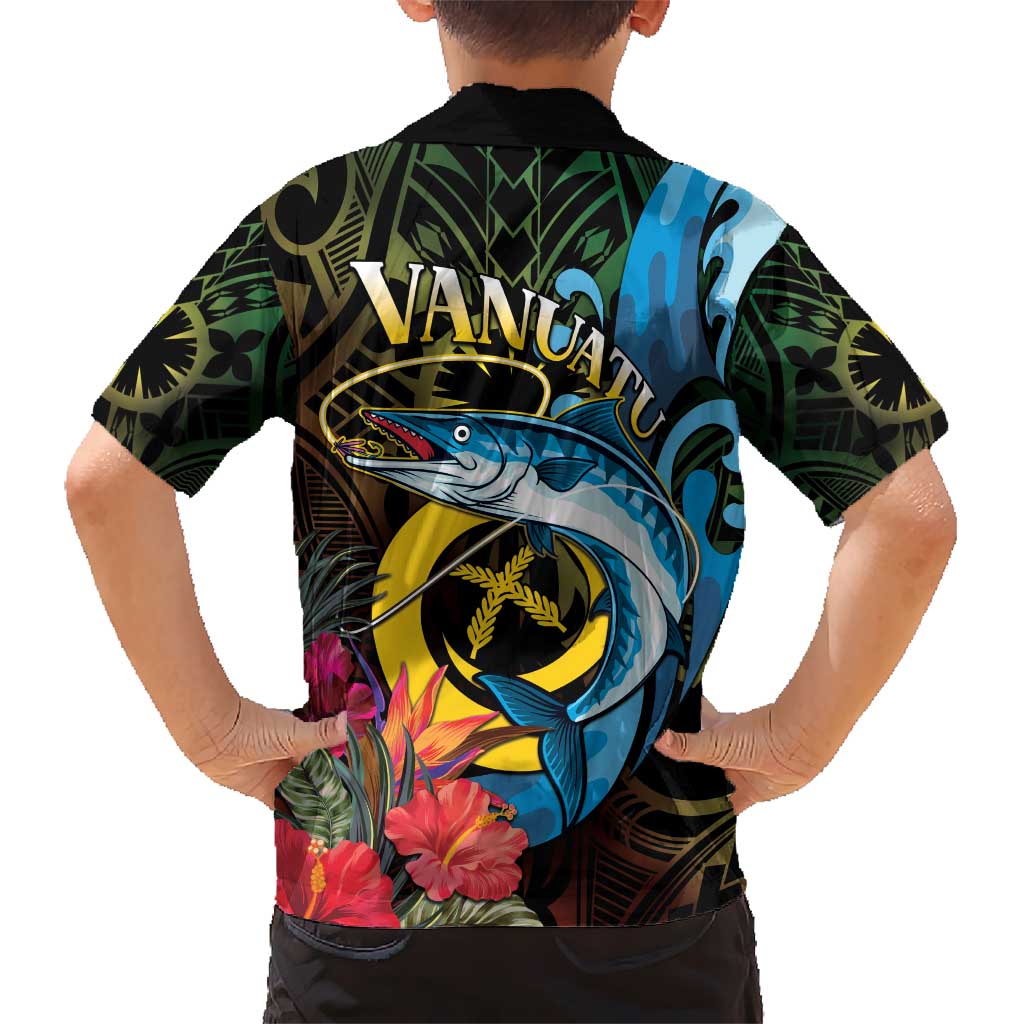Vanuatu Fishing Kid Hawaiian Shirt It's Time To Fish LT05 - Polynesian Pride