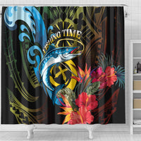 Vanuatu Fishing Shower Curtain It's Time To Fish