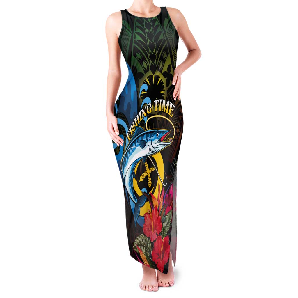 Vanuatu Fishing Tank Maxi Dress It's Time To Fish