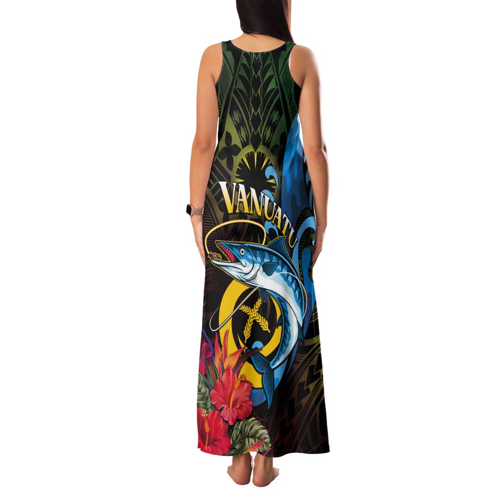 Vanuatu Fishing Tank Maxi Dress It's Time To Fish