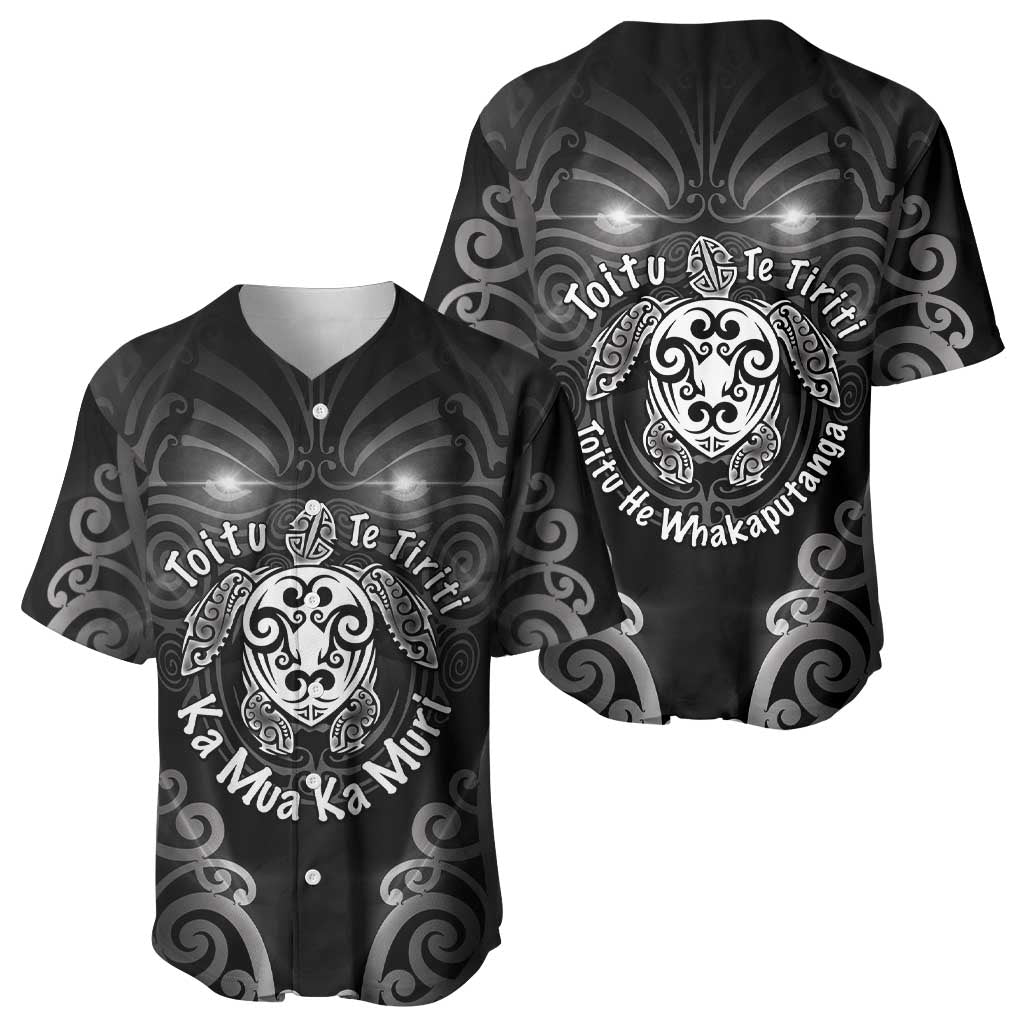 Aotearoa Toitu Te Tiriti Baseball Jersey Ka Mua Ka Muri