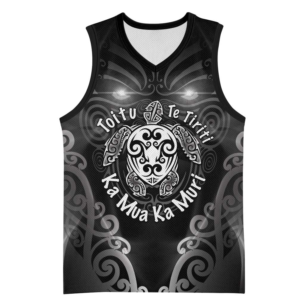 Aotearoa Toitu Te Tiriti Basketball Jersey Ka Mua Ka Muri
