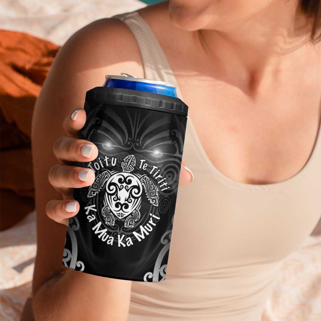Aotearoa Toitu Te Tiriti 4 in 1 Can Cooler Tumbler Ka Mua Ka Muri