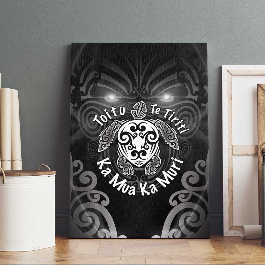 Aotearoa Toitu Te Tiriti Canvas Wall Art Ka Mua Ka Muri