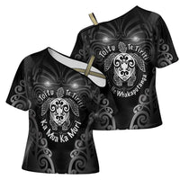 Aotearoa Toitu Te Tiriti Cross Shoulder Shirt Ka Mua Ka Muri