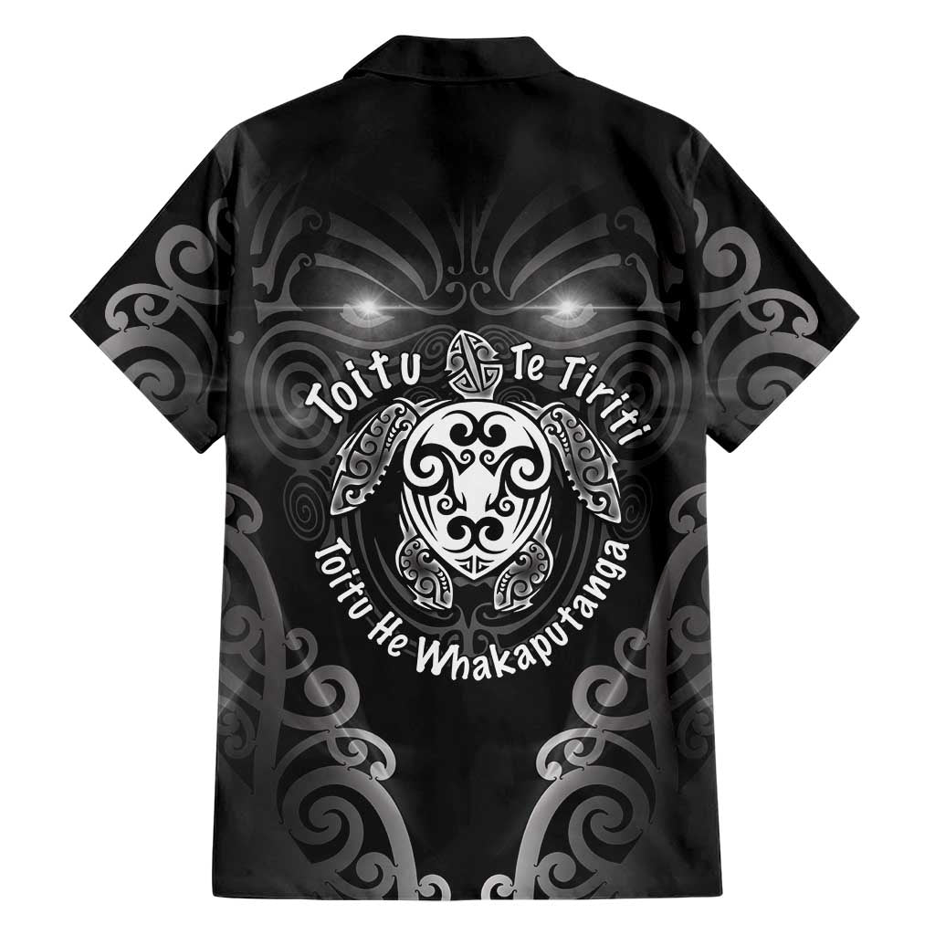 Aotearoa Toitu Te Tiriti Family Matching Short Sleeve Bodycon Dress and Hawaiian Shirt Ka Mua Ka Muri LT05 - Polynesian Pride