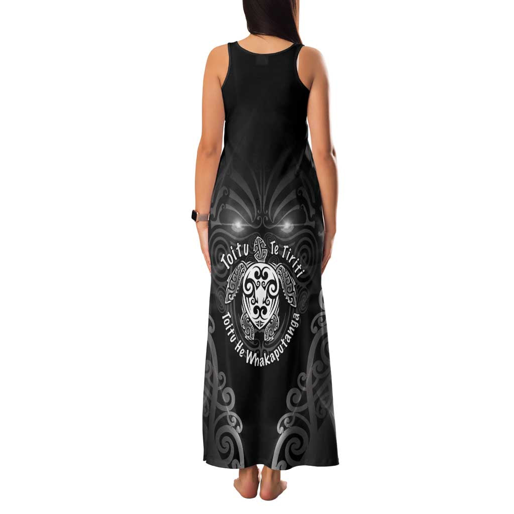Aotearoa Toitu Te Tiriti Family Matching Tank Maxi Dress and Hawaiian Shirt Ka Mua Ka Muri