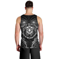 Aotearoa Toitu Te Tiriti Men Tank Top Ka Mua Ka Muri LT05 - Polynesian Pride