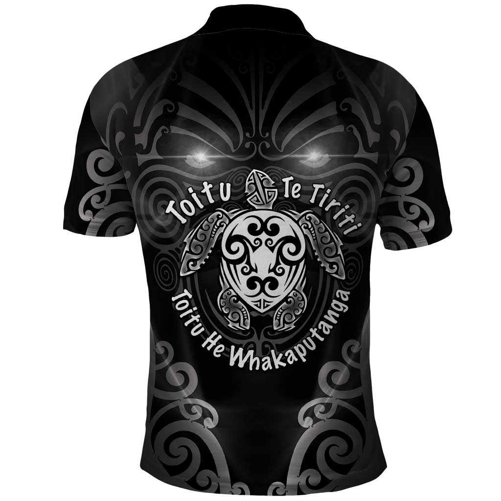 Aotearoa Toitu Te Tiriti Polo Shirt Ka Mua Ka Muri