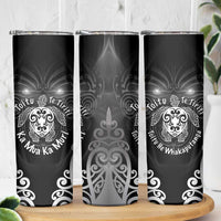 Aotearoa Toitu Te Tiriti Skinny Tumbler Ka Mua Ka Muri