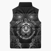 Aotearoa Toitu Te Tiriti Sleeveless Puffer Jacket Ka Mua Ka Muri LT05 - Polynesian Pride
