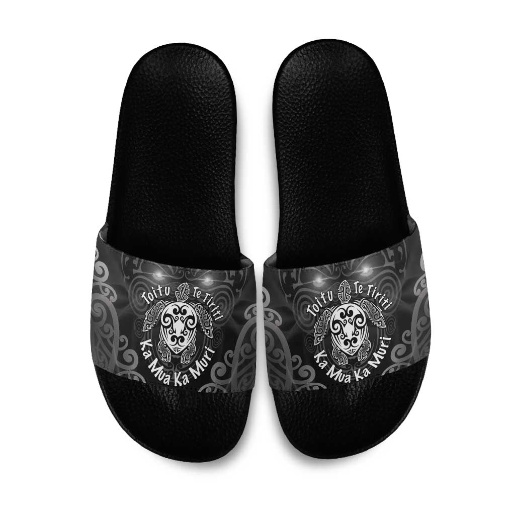 Aotearoa Toitu Te Tiriti Slide Sandals Ka Mua Ka Muri