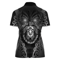 Aotearoa Toitu Te Tiriti Women Polo Shirt Ka Mua Ka Muri