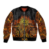 New Zealand Tamanuitera The Sun Bomber Jacket Maori Pattern