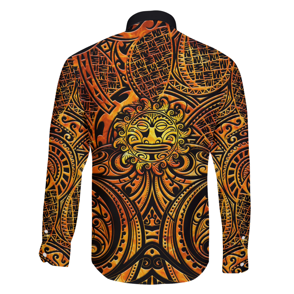 New Zealand Tamanuitera The Sun Family Matching Long Sleeve Bodycon Dress and Hawaiian Shirt Maori Pattern