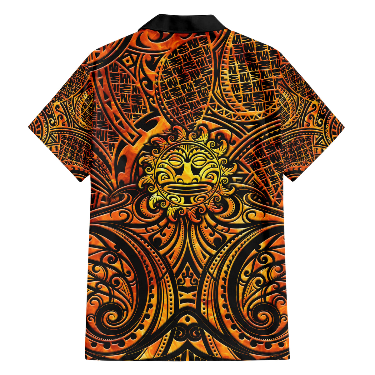 New Zealand Tamanuitera The Sun Family Matching Short Sleeve Bodycon Dress and Hawaiian Shirt Maori Pattern