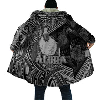 Hawaii King Kamehameha Cloak With Hawaiian Ipu Motifs Black Version LT05 - Polynesian Pride