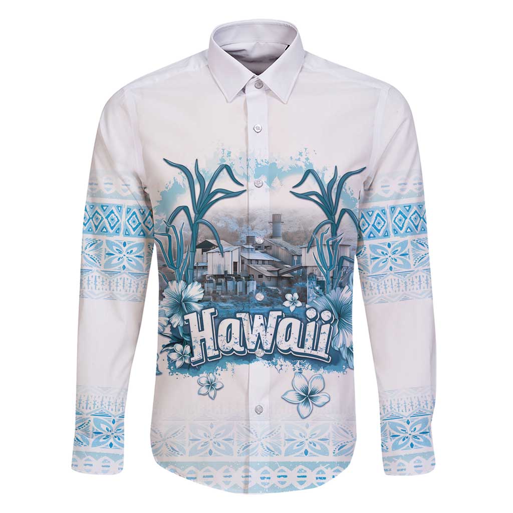 Hawaii Sugar Plantation Family Matching Long Sleeve Bodycon Dress and Hawaiian Shirt With Hawaiian Tapa Pattern