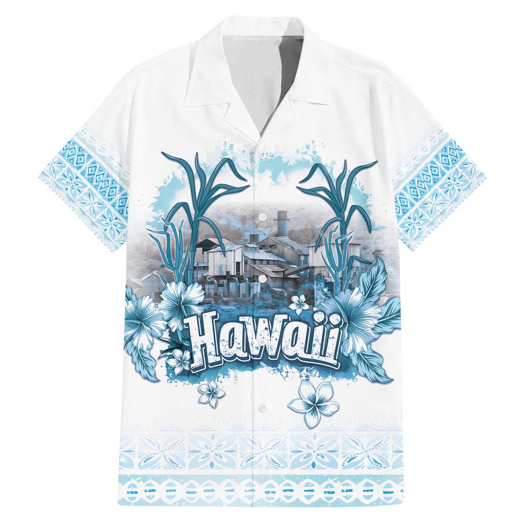 Hawaii Sugar Plantation Family Matching Mermaid Dress and Hawaiian Shirt With Hawaiian Tapa Pattern