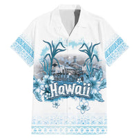 Hawaii Sugar Plantation Family Matching Mermaid Dress and Hawaiian Shirt With Hawaiian Tapa Pattern