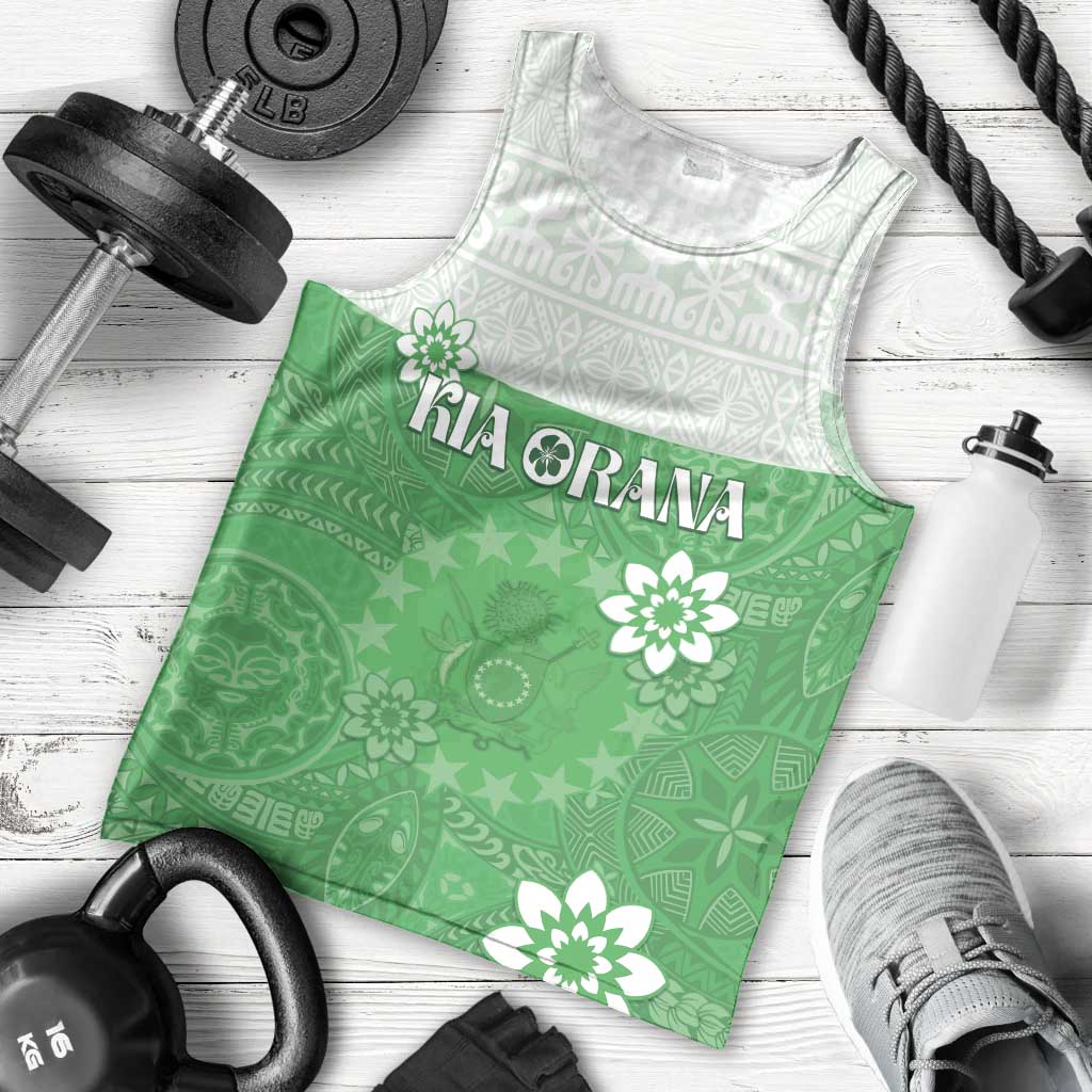 Cook Islands Maori Language Week Men Tank Top Pacific Tapa Pattern