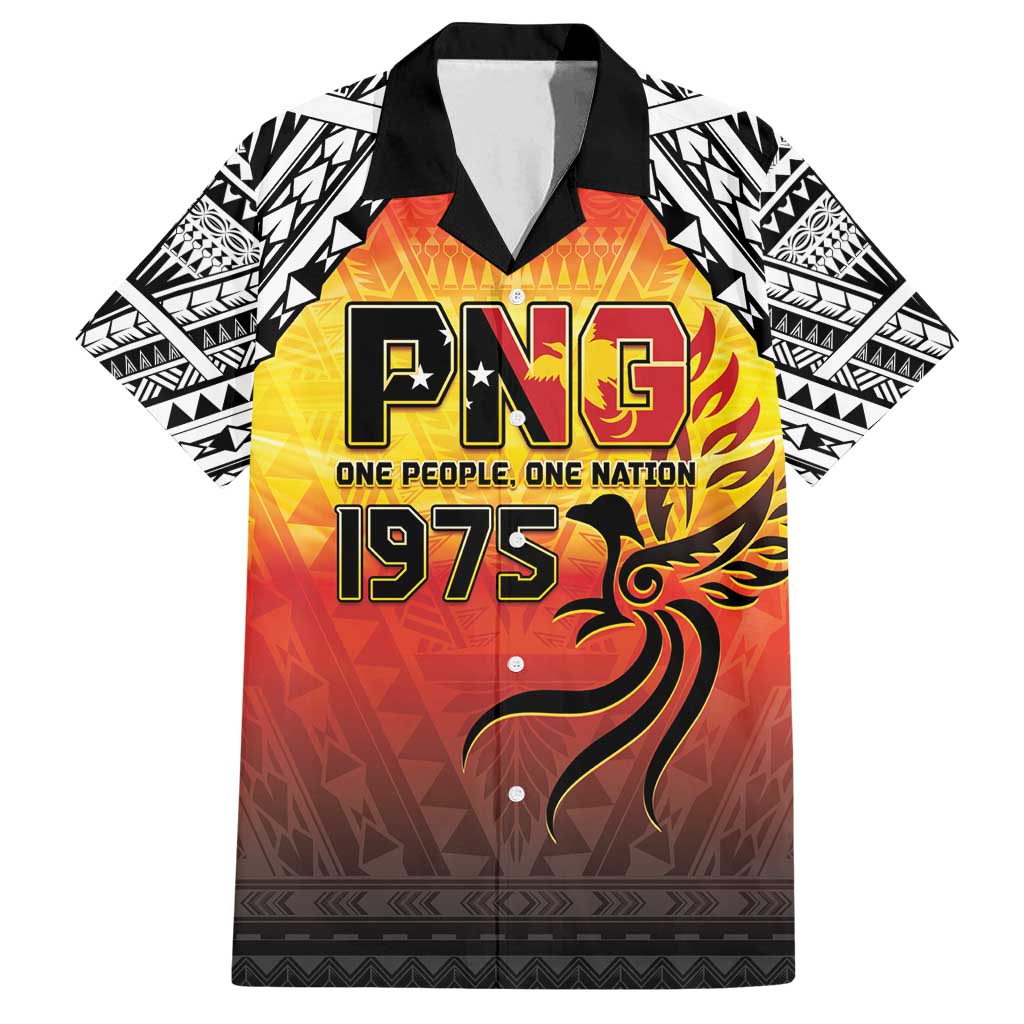 Papua New Guinea 49th Independence Day Family Matching Tank Maxi Dress and Hawaiian Shirt One People One Nation One PNG